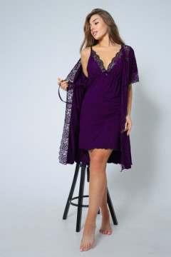 Пеньюар с сорочкой 13018