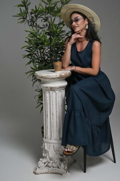 Сарафан льняной