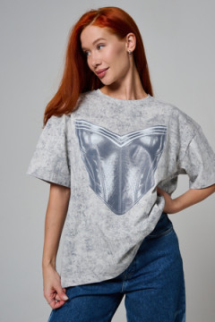 8594 футболка женская оверсайз