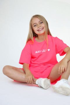 Костюм с шортами Неон