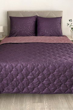 КПБ с одеялом New Style КМ-025 баклажан-бордо