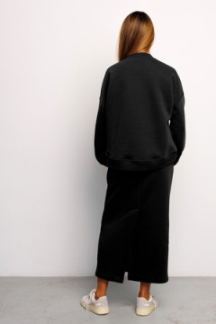 Юбка с разрезом 388BLK