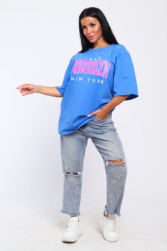 Футболка с надписью Brooklyn, плотность 190гр., Арт. 803