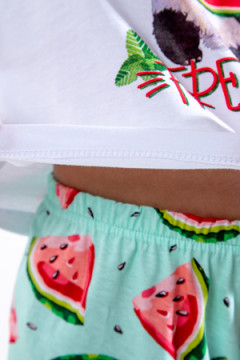 Пижама для девочки Арбуз арт.ПД-019-037