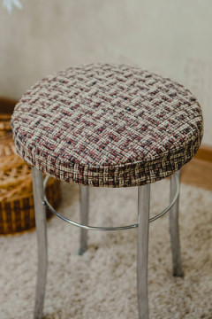 Подушка для мебели Сидушка на табурет круглая