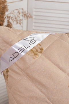 Подушка "Верблюд" тик на молнии лебпух+вербл, стег, лента, сумка(Н)