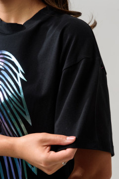 8555 Футболка оверсайз женская