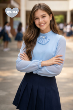 Блузка Сентябрина длинный рукав