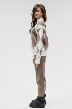 Костюм с брюками Вязаный с брюками