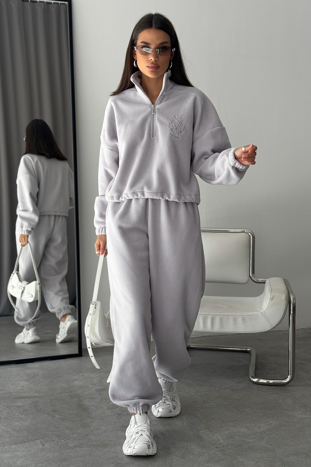 Космос костюм женский серый