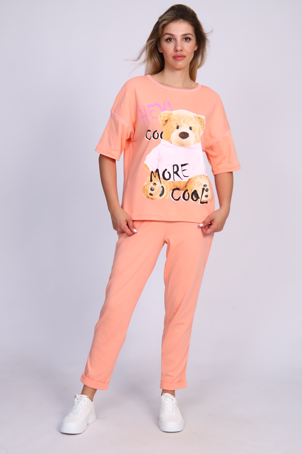 ТК 360 мишки Пижама розовый