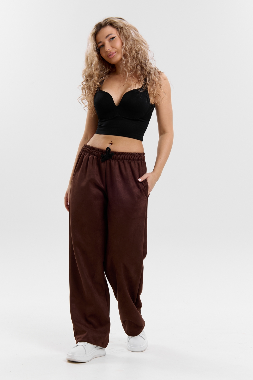 Брюки 36975 шоколад