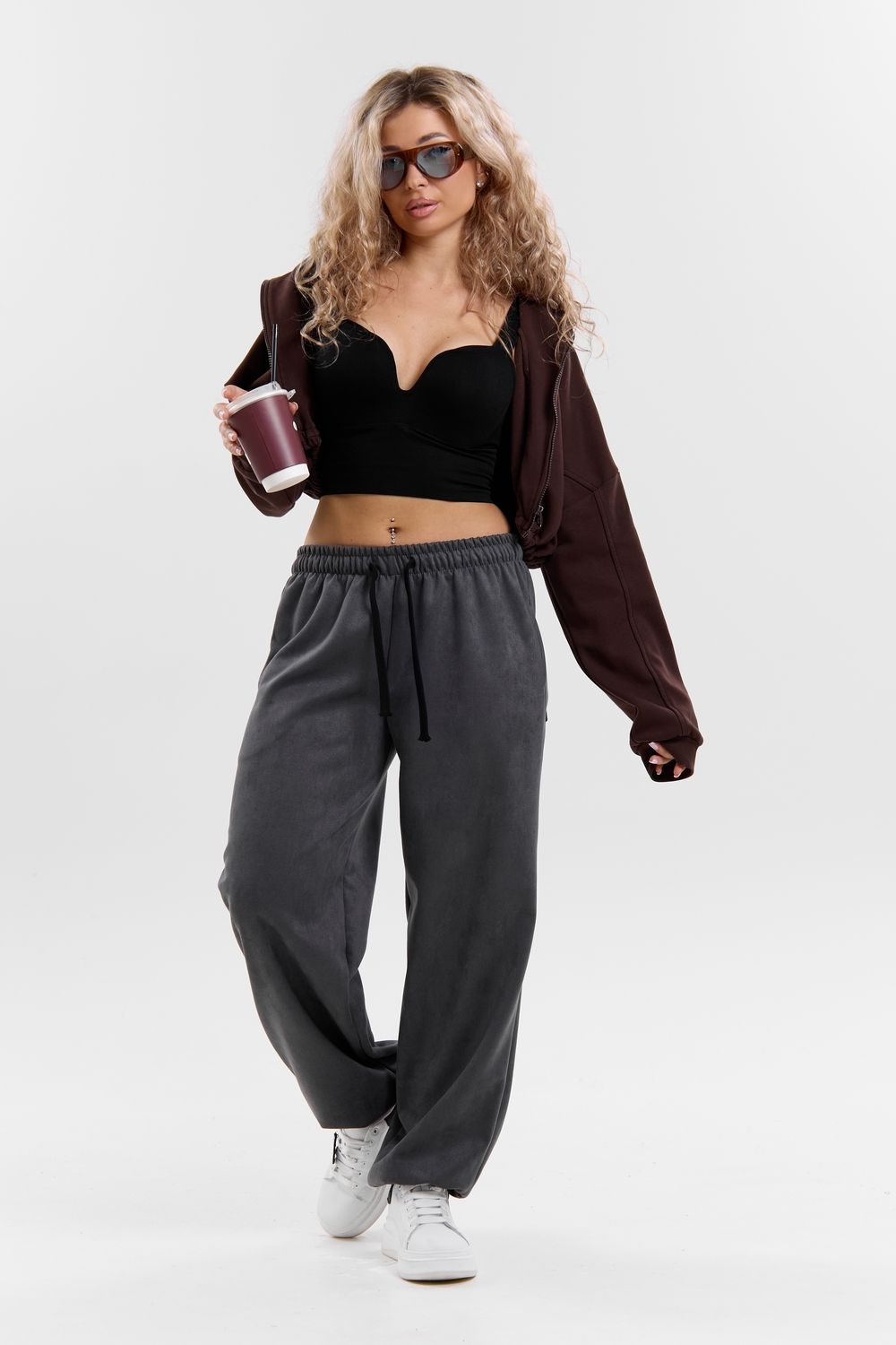 Брюки 36975 графит