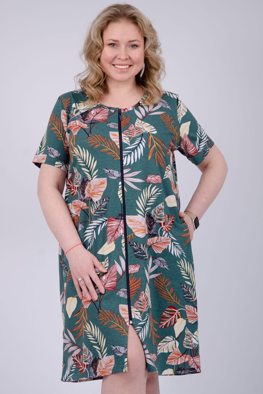 Халат Рената тропики