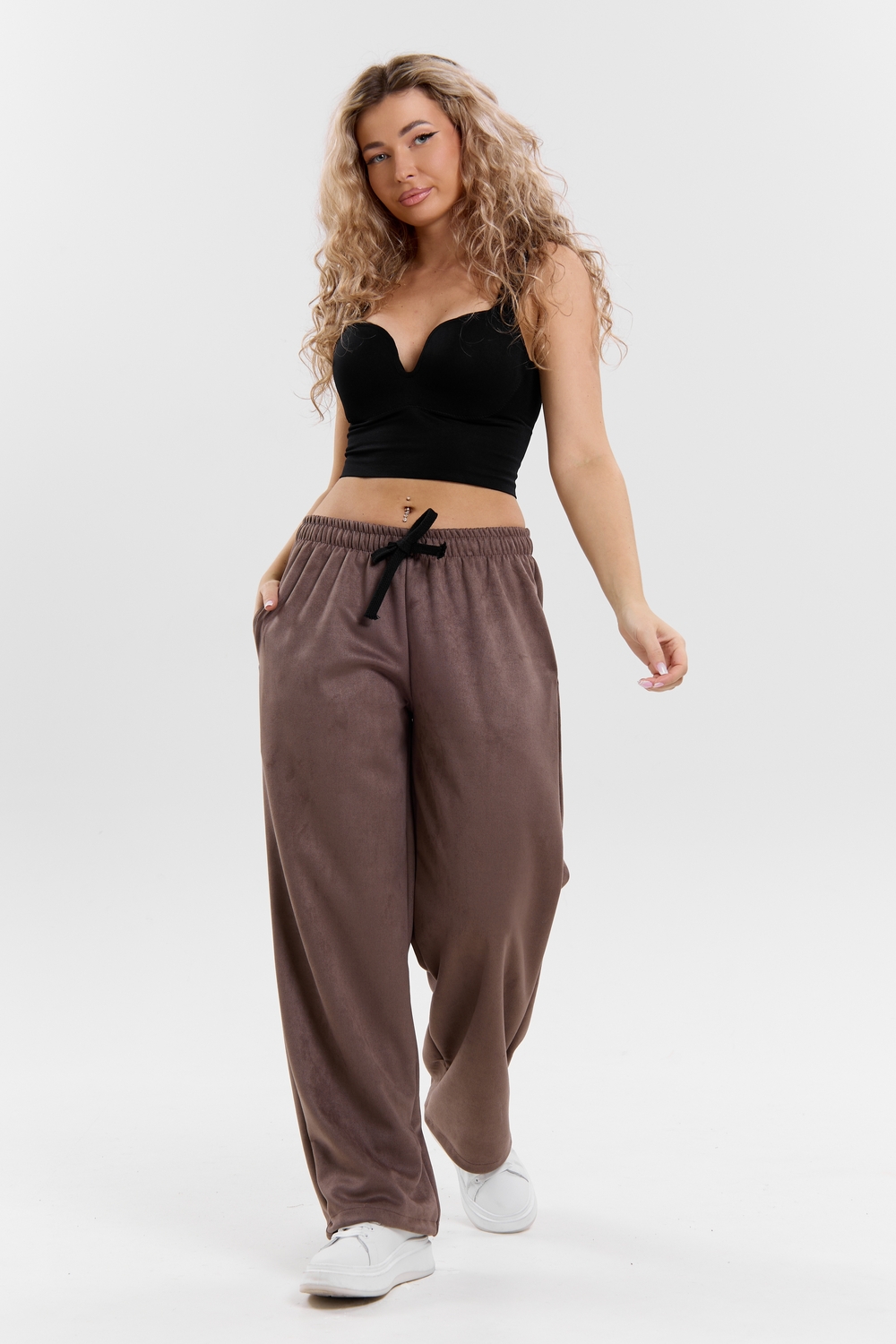 Брюки 36975 капучино