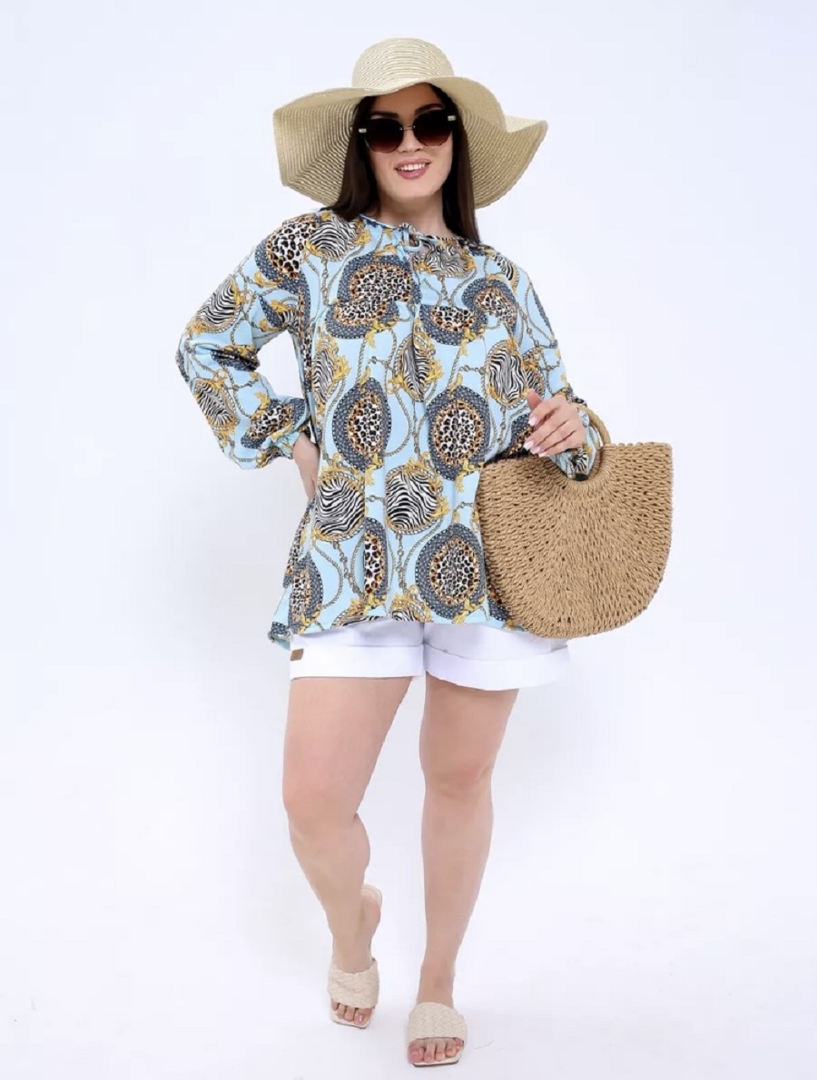 Туника девочки Зеленая зебра