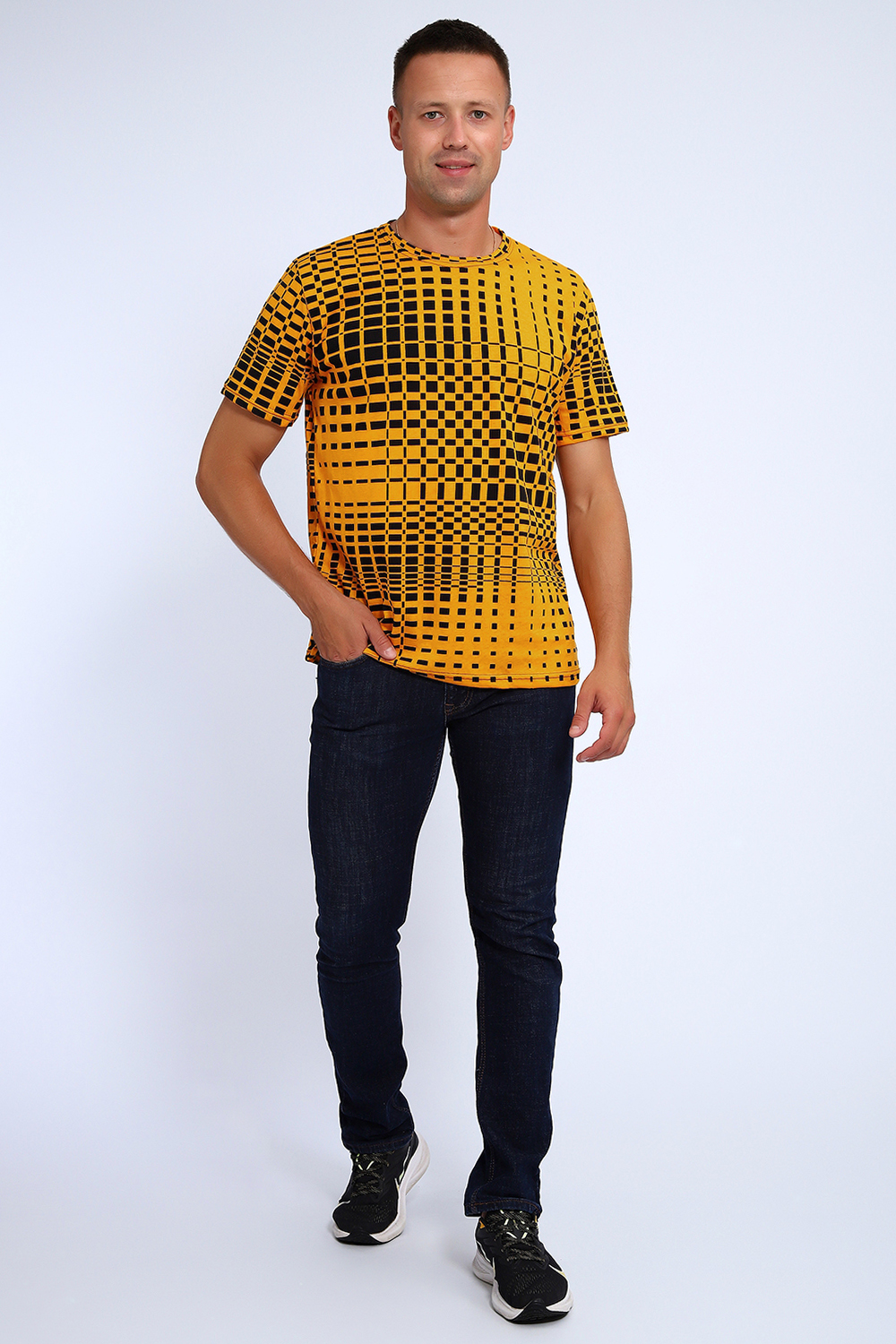 Футболка мужская 24283 желтый