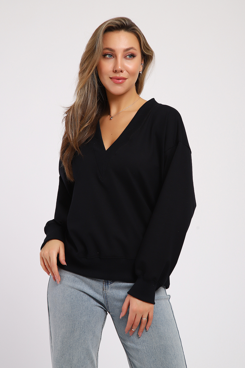 Свитшот 21064 темно-синий