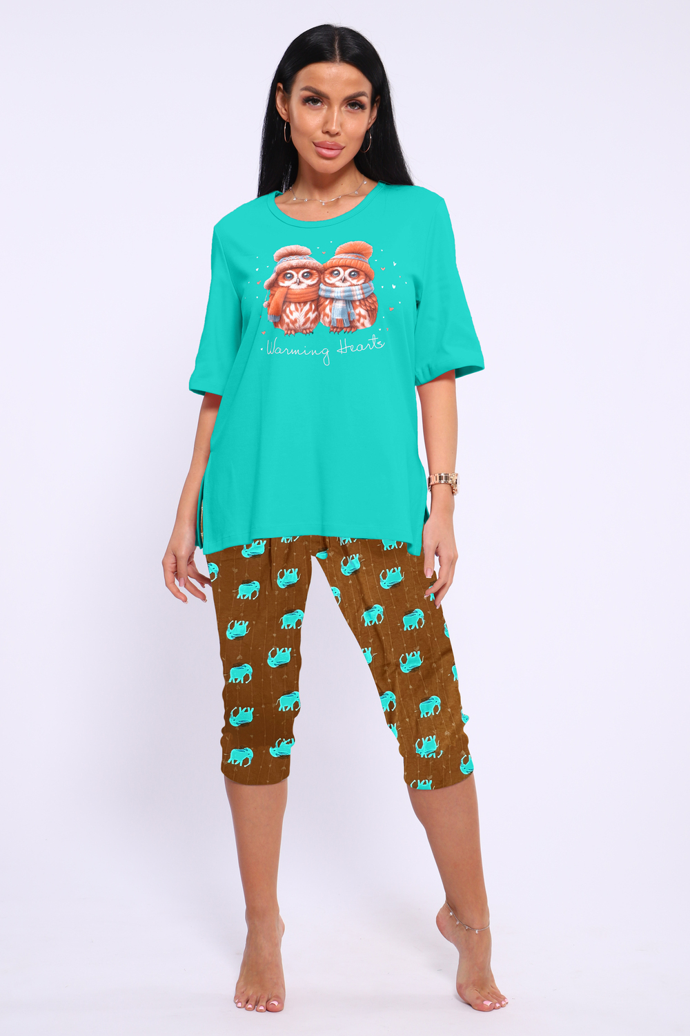 Пижама ТК 386 изумрудный