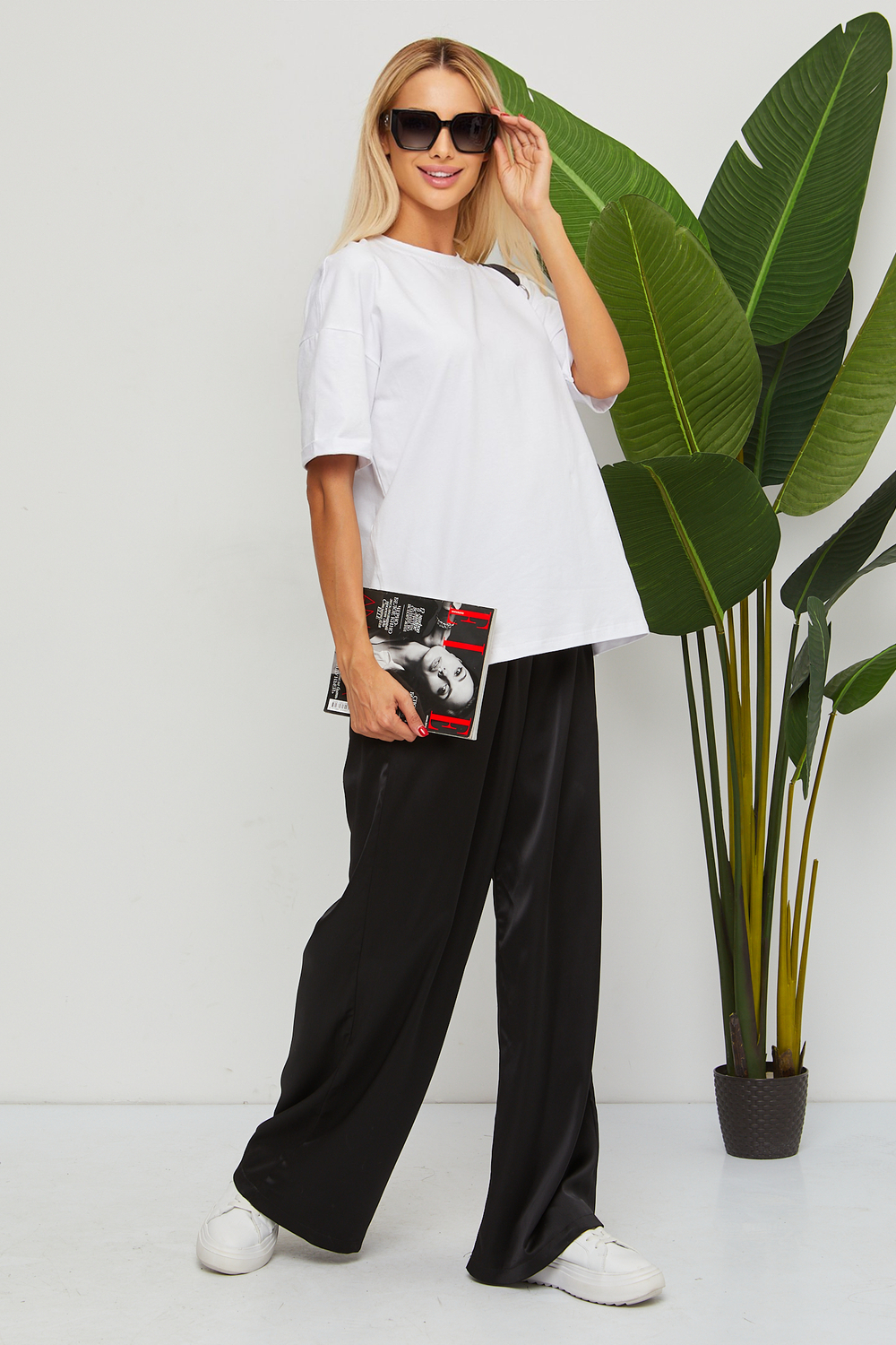 Футболка оверсайз женская ГБ4000-ФЖ белый