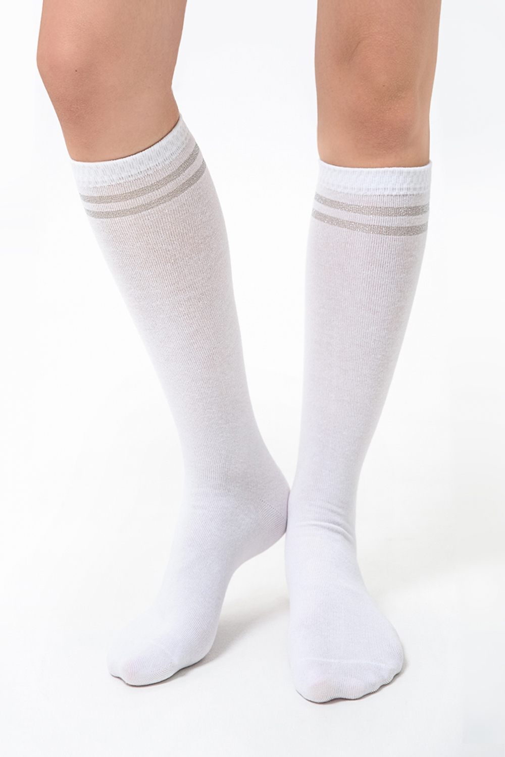 Гольфы женские Люрекс (набор 2 пары)