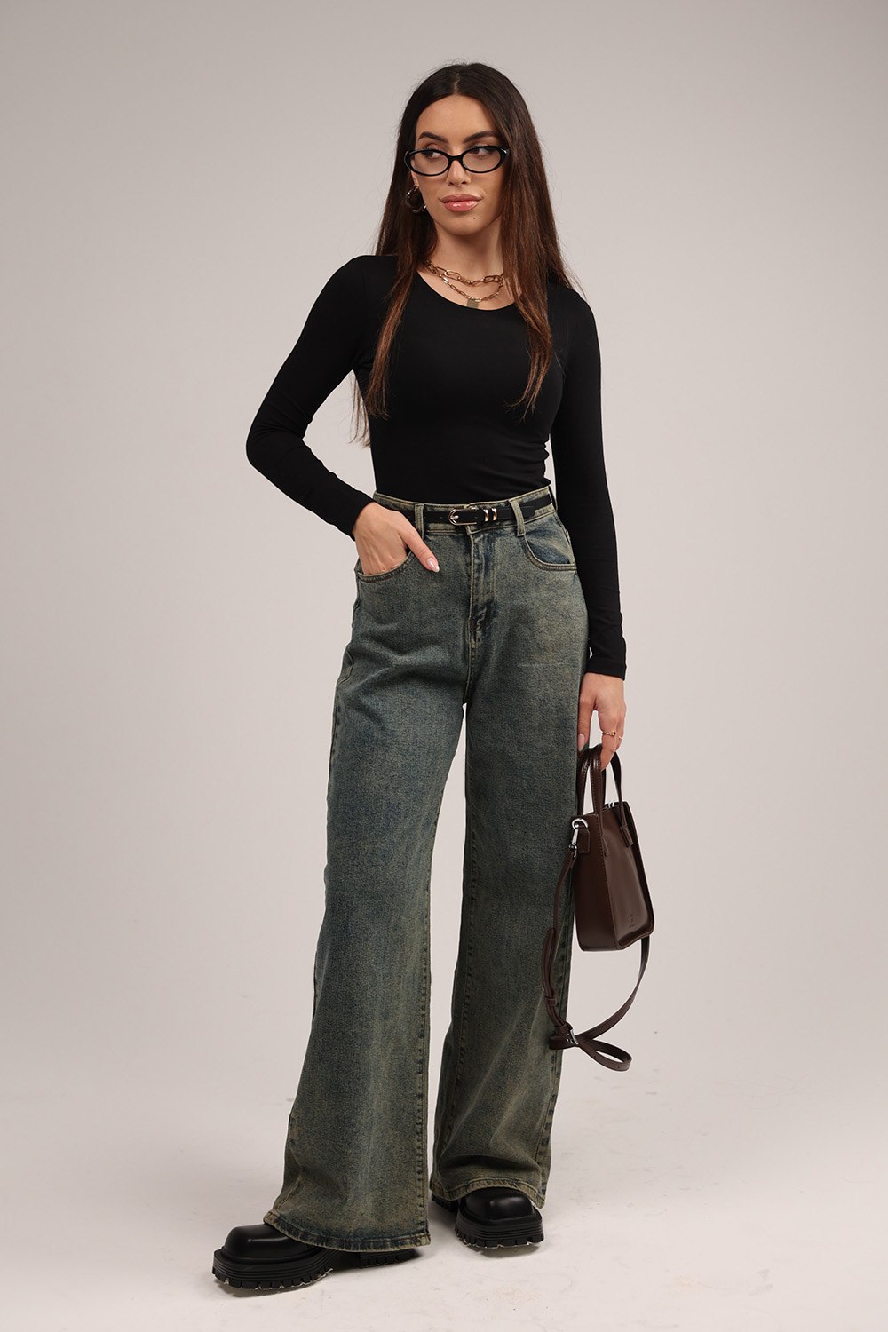 Лонгслив облегающий повседневный skims черный